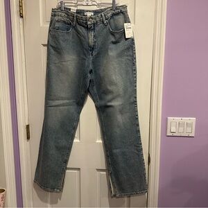 Good American Good Icon Straight Jeans – High Rise, Size 14/32 – NWT